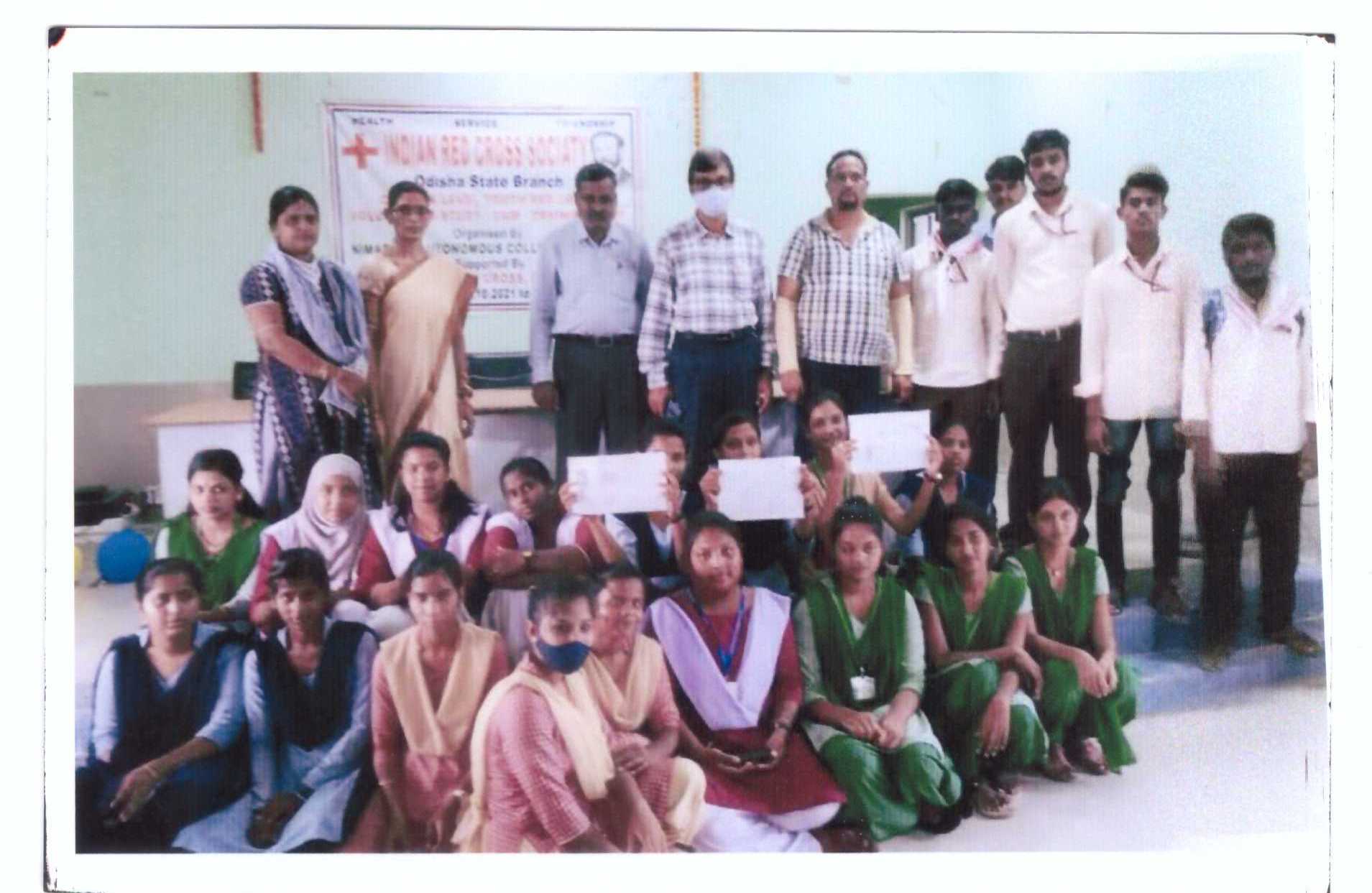 Youth Red Cross Programme 07 Oct 2021 to 9th Oct 2021