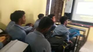 ASSO. PROF. R.K DASH OF NIMAPARA AUTONOMOUS COLLEGE TAKING CLASSES USING VIRTUAL CLASS ROOM.